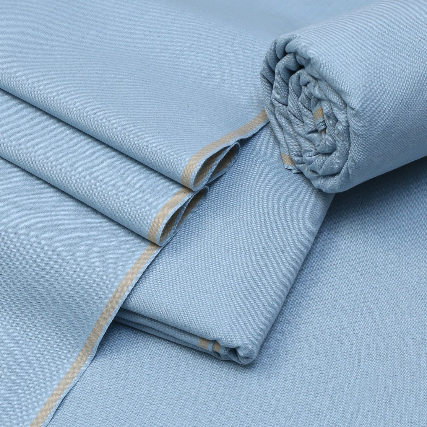 KAMALIA WINTER GOLI KHADDAR -SKY BLUE