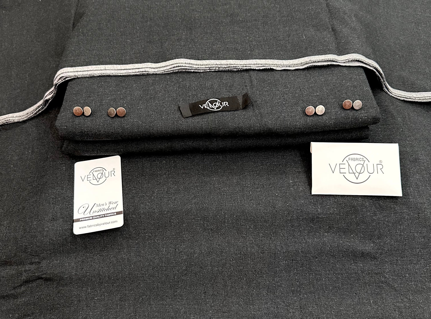 PRESTIGE WINTER KAMALIA KHADDAR- CHARCOAL BLACK