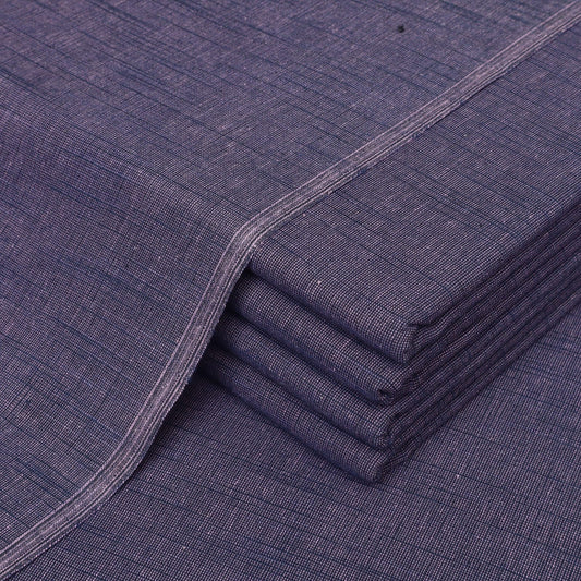 SLUB WINTER KAMALIA KHADDAR- PURPLE GREY