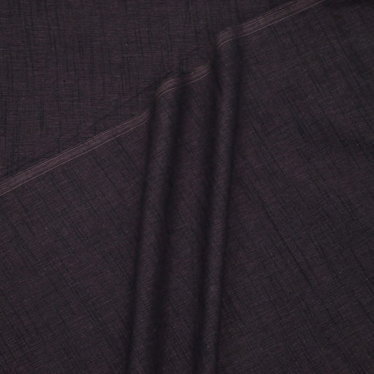 SLUB WINTER KAMALIA KHADDAR- DEEP PLUM