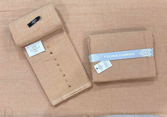 SLUB WINTER KAMALIA KHADDAR- NATURAL JUTE