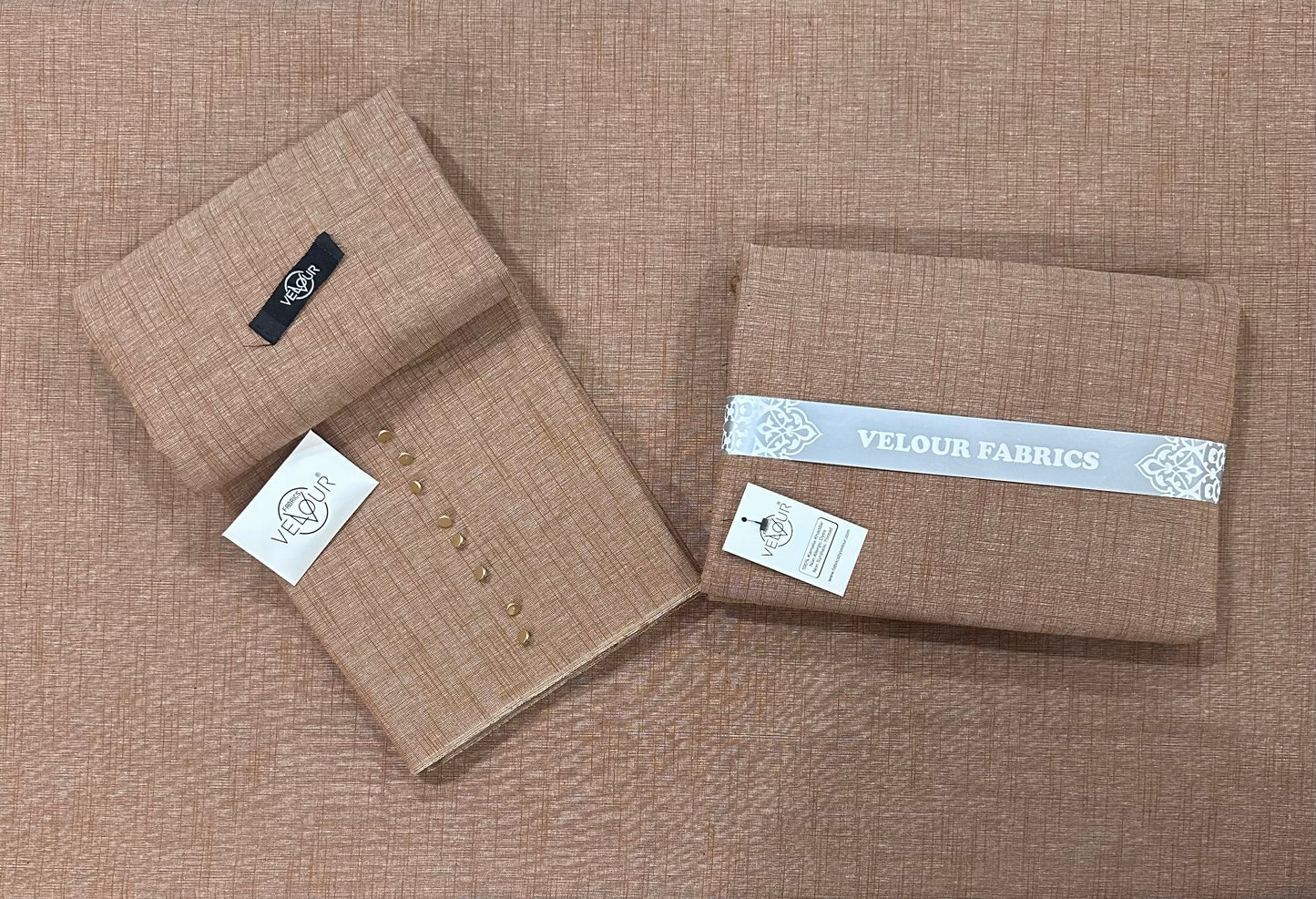 SLUB WINTER KAMALIA KHADDAR- SANDY BEIGE