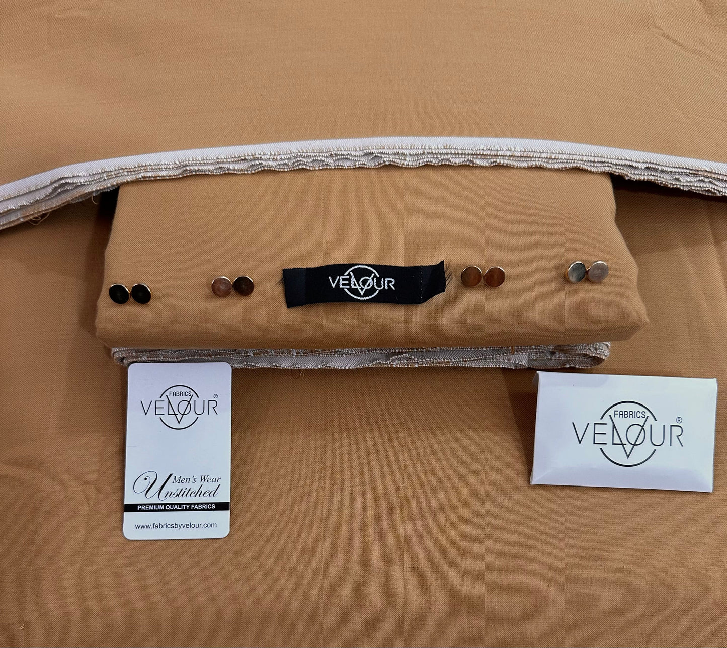 PRESTIGE WINTER KAMALIA KHADDAR- BUFF KHAKI