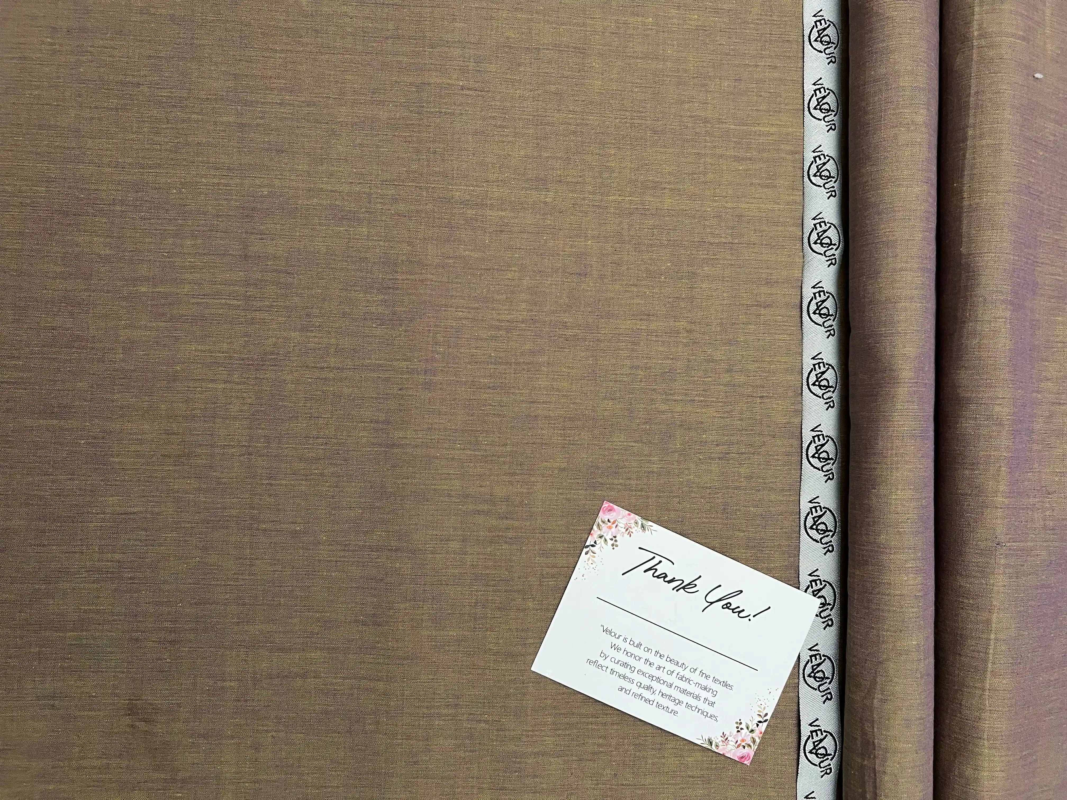 SUMMER SET KHADDAR- CAPPUCCINO BROWN