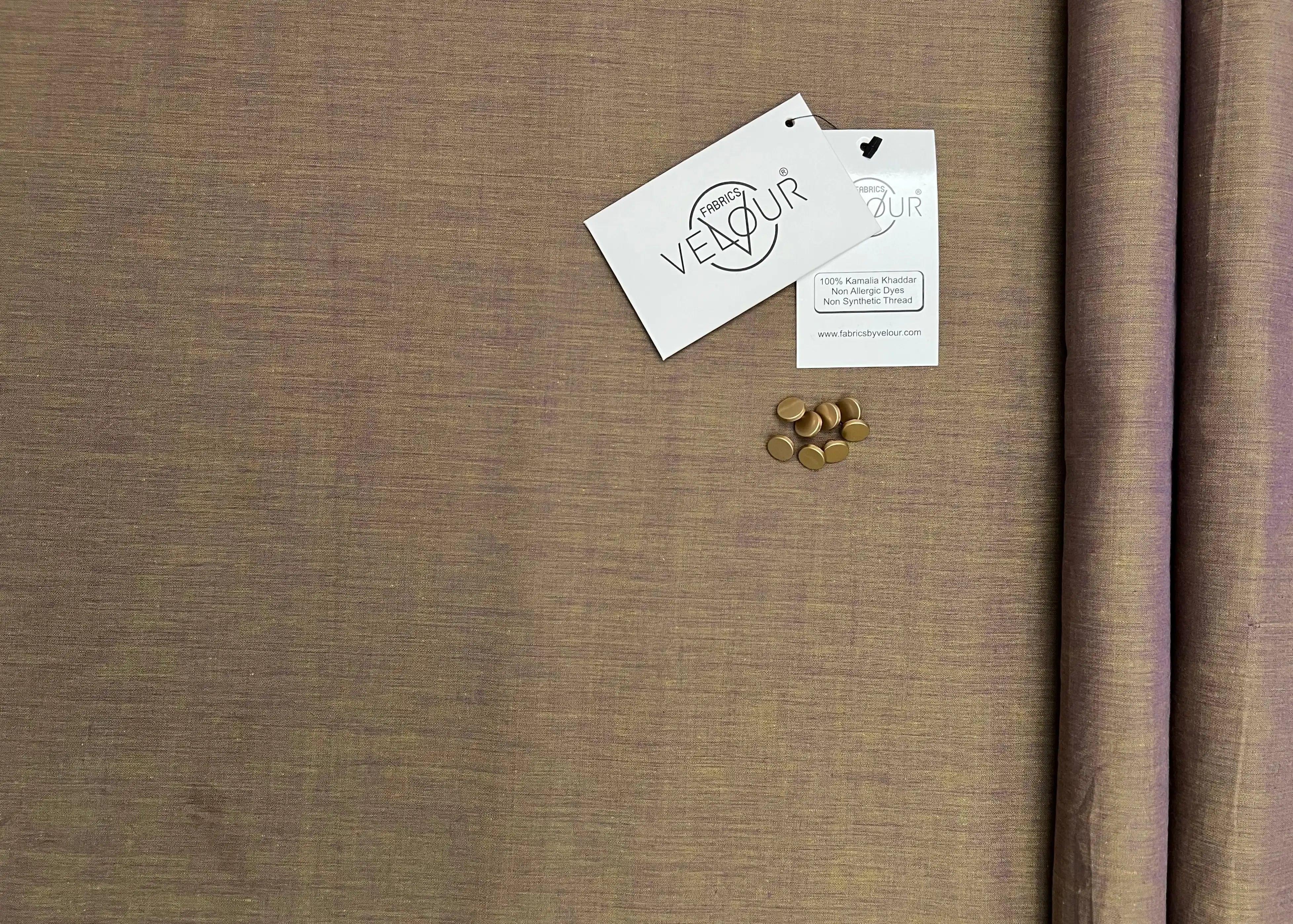 SUMMER SET KHADDAR- CAPPUCCINO BROWN