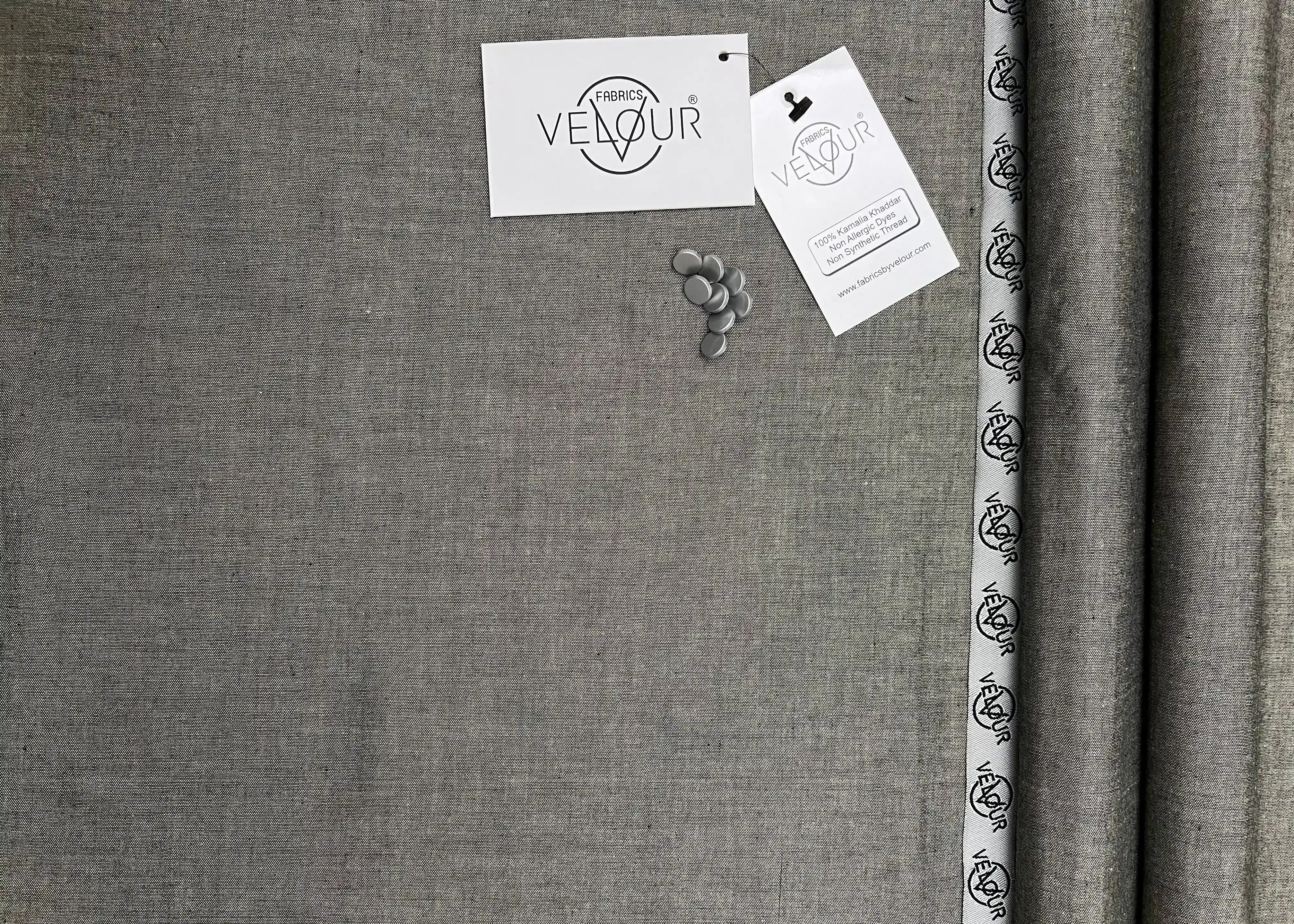 SUMMER SET KHADDAR- LIGHT GREY