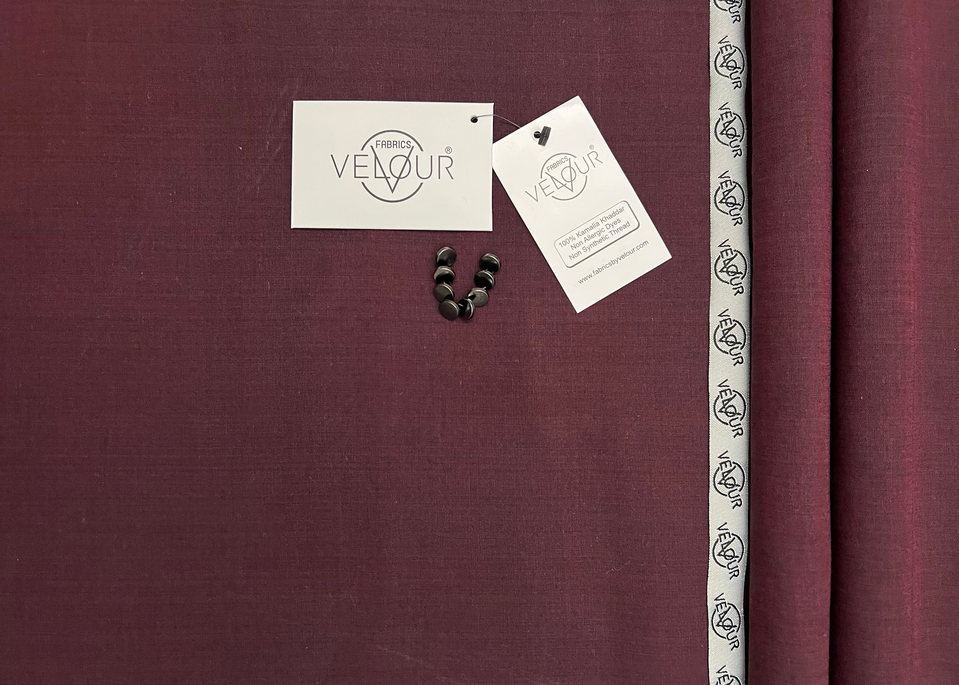 OBSIDIANS SUMMER KHADDAR-MERLOT