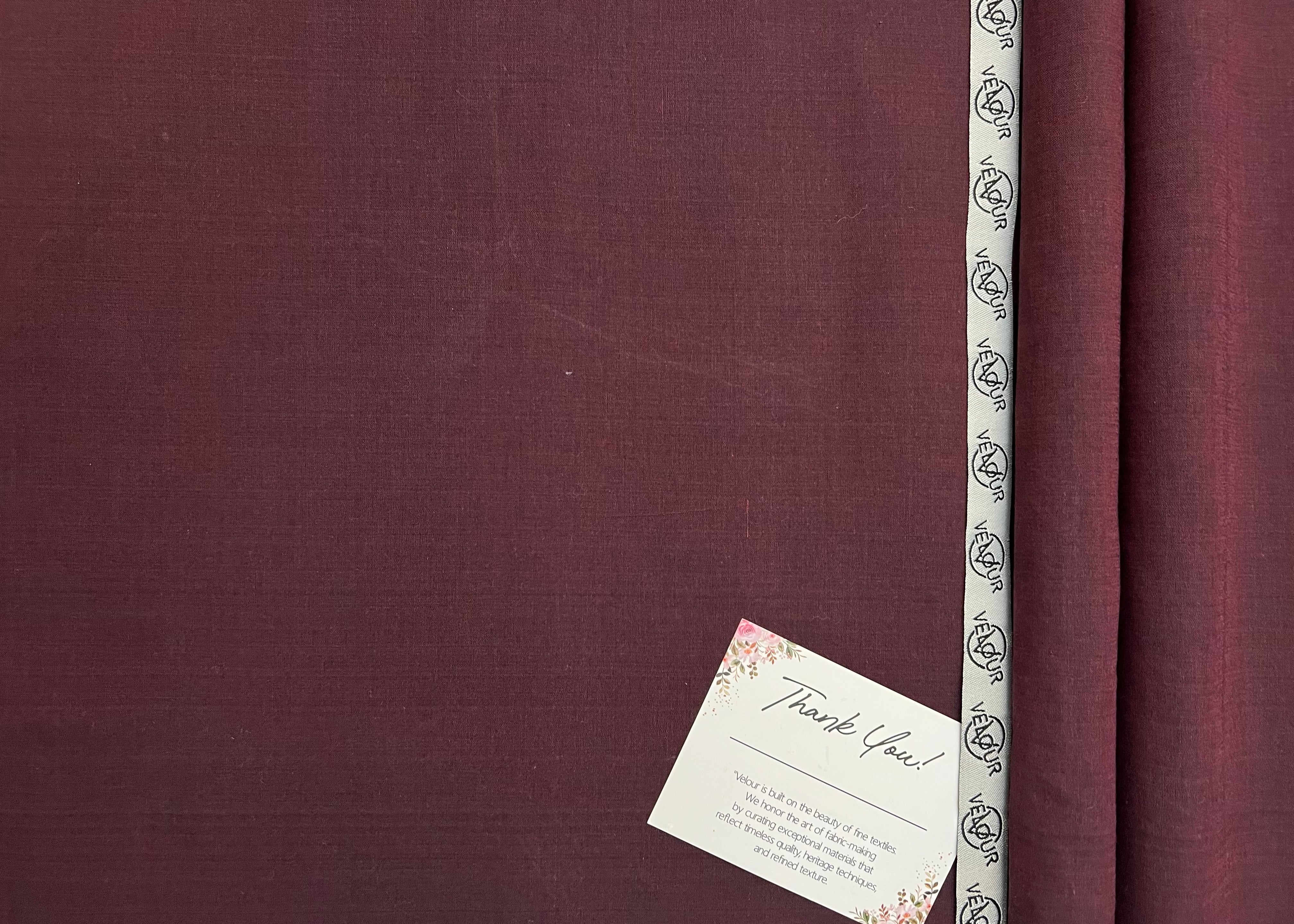 OBSIDIANS SUMMER KHADDAR-MERLOT