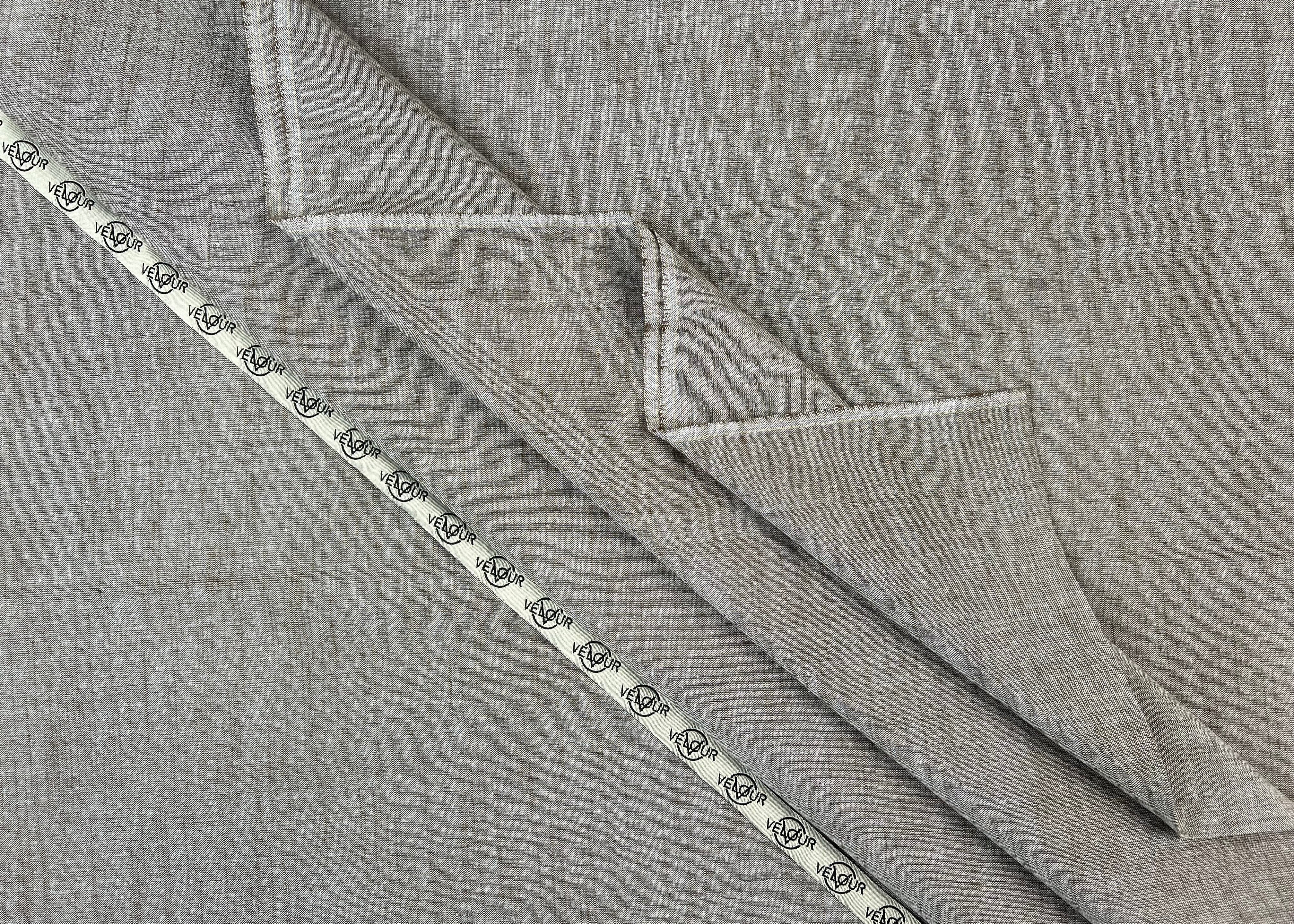 SLUB WINTER KHADDAR- LIGHT GREY