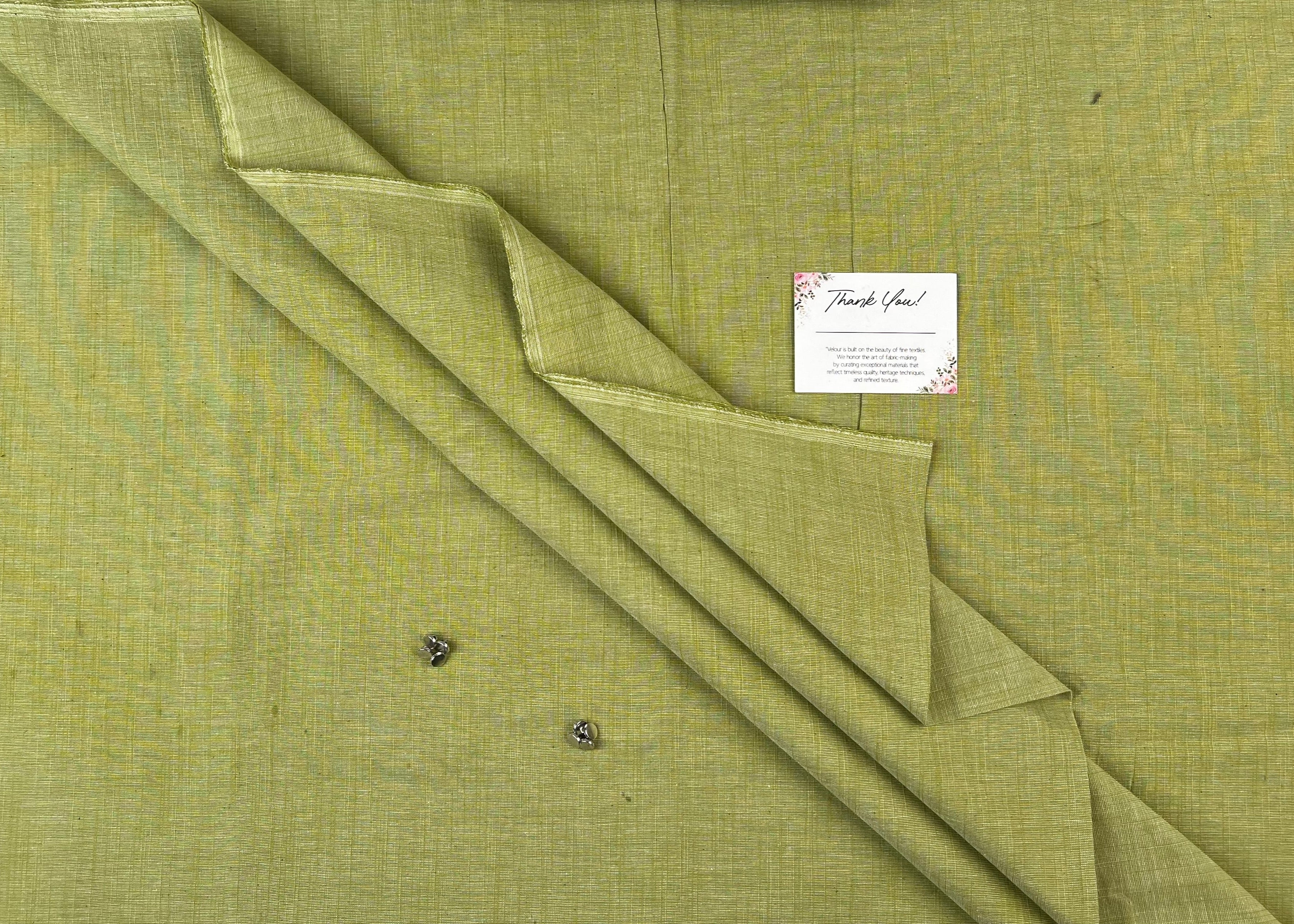 SLUB WINTER KHADDAR- LIME GREEN