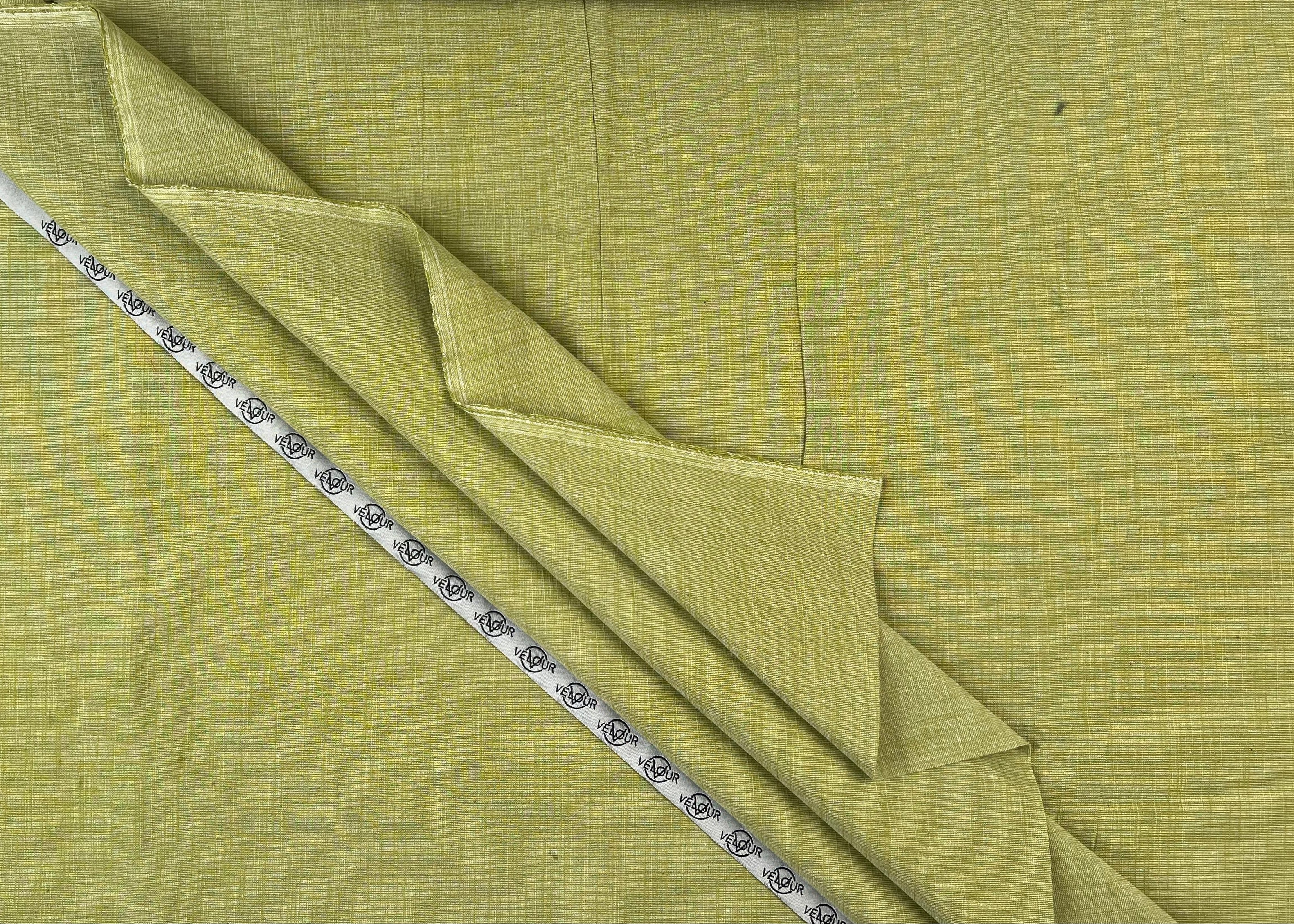 SLUB WINTER KHADDAR- LIME GREEN