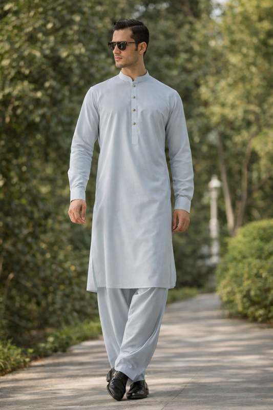 Egyptian Cotton - STONE BLUE