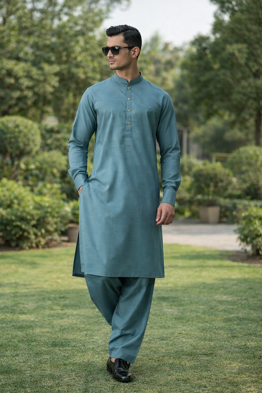 Egyptian Cotton - MUTED TEAL